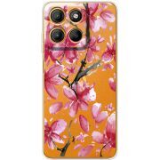 Прозорий чохол BoxFace Motorola G17 Pink Magnolia
