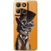 Прозорий чохол BoxFace Motorola G17 Steampunk Cat