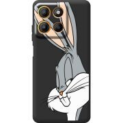 Чорний чохол BoxFace Motorola G17 Lucky Rabbit