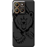 Чорний чохол BoxFace Motorola G17 Grizzly Bear