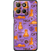 Чохол BoxFace Motorola G17 Power Yoga Cat
