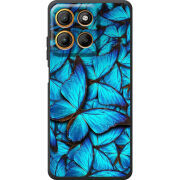 Чохол BoxFace Motorola G17 Power лазурные бабочки