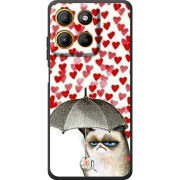 Чохол BoxFace Motorola G17 Power Raining Hearts