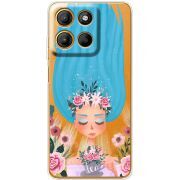 Прозорий чохол BoxFace Motorola G17 Power Blue Hair