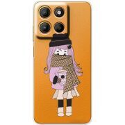 Прозорий чохол BoxFace Motorola G17 Power Winter Morning Girl