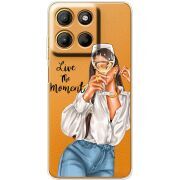 Прозорий чохол BoxFace Motorola G17 Power Live The Moment