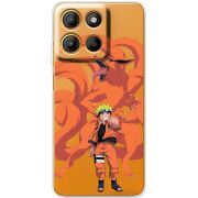 Прозорий чохол BoxFace Motorola G17 Power Naruto and Kurama
