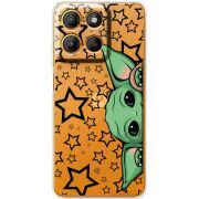 Прозорий чохол BoxFace Motorola G17 Power Baby Yoda