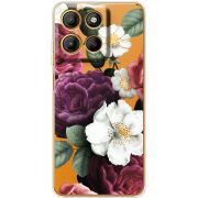 Прозорий чохол BoxFace Motorola G17 Power Floral Dark Dreams