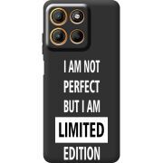 Чорний чохол BoxFace Motorola G17 Power Limited Edition