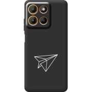 Чорний чохол BoxFace Motorola G17 Power Paper Plane