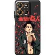 Чорний чохол BoxFace Motorola G17 Power Атака Титанов Леви