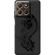 Чорний чохол BoxFace Motorola G17 Power Snake