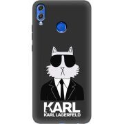 Черный чехол Uprint Honor 8x Cat in Black