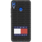 Черный чехол Uprint Honor 8x Tommy Print