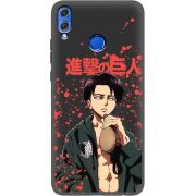 Черный чехол Uprint Honor 8x Атака Титанов Леви
