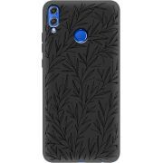 Черный чехол Uprint Honor 8x Leaves