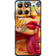 Чохол BoxFace Motorola Edge 60 Neo Yellow Girl Pop Art