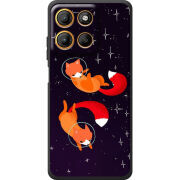 Чохол BoxFace Motorola Edge 60 Neo Fox-Astronauts