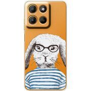 Прозорий чохол BoxFace Motorola Edge 60 Neo MR. Rabbit