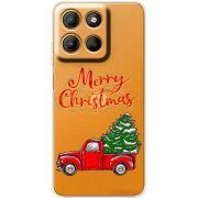 Прозорий чохол BoxFace Motorola Edge 60 Neo Holiday Car
