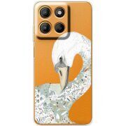 Прозорий чохол BoxFace Motorola Edge 60 Neo Swan