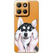 Прозорий чохол BoxFace Motorola Edge 60 Neo Husky