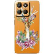 Чохол зі стразами Motorola Edge 60 Neo Deer with flowers