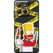 Чорний чохол BoxFace Motorola Edge 60 Neo White Bart