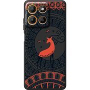 Чорний чохол BoxFace Motorola Edge 60 Neo Ornament