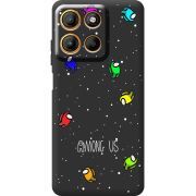 Чорний чохол BoxFace Motorola Edge 60 Neo Among Us Invisible