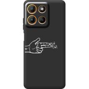 Чорний чохол BoxFace Motorola Edge 60 Neo Pew Pew