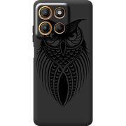 Чорний чохол BoxFace Motorola Edge 60 Neo Owl