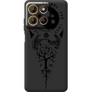 Чорний чохол BoxFace Motorola Edge 60 Neo Hugin and Munin