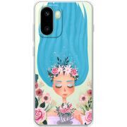 Прозорий чохол BoxFace OnePlus 15R Blue Hair