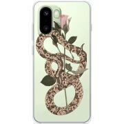 Прозорий чохол BoxFace OnePlus 15R Glamor Snake