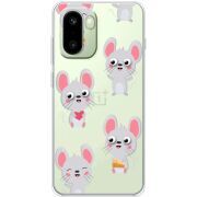 Прозорий чохол BoxFace OnePlus 15R с 3D-глазками Mouse