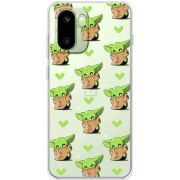 Прозорий чохол BoxFace OnePlus 15R Pattern Baby Yoda