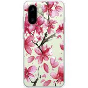 Прозорий чохол BoxFace OnePlus 15R Pink Magnolia