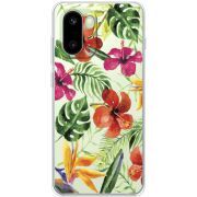Прозорий чохол BoxFace OnePlus 15R Tropical Flowers