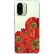 Прозорий чохол BoxFace OnePlus 15R Red Poppies
