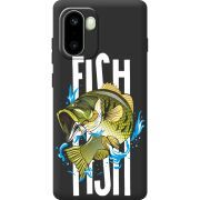Чорний чохол BoxFace OnePlus 15R Fish