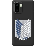 Чорний чохол BoxFace OnePlus 15R Атака Титанов Крылья Свободы