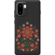 Чорний чохол BoxFace OnePlus 15R Ukrainian Ornament