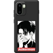 Чорний чохол BoxFace OnePlus 15R Attack On Titan - Ackerman