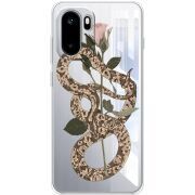 Прозорий чохол BoxFace OnePlus Ace 6 Glamor Snake