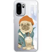 Прозорий чохол BoxFace OnePlus Ace 6 Dog Coffeeman