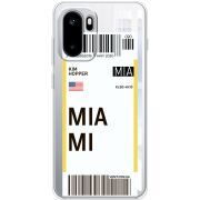 Прозорий чохол BoxFace OnePlus Ace 6 Ticket Miami