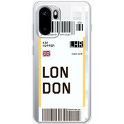 Прозорий чохол BoxFace OnePlus Ace 6 Ticket London