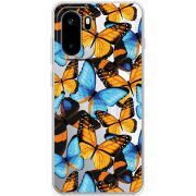 Прозорий чохол BoxFace OnePlus Ace 6 Butterfly Morpho